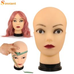 Stands Simnient Blad Mannequin Head Training Head For Wig Making Hat Display Cosmetology Manikin Head for Makeup Practice With Tripod