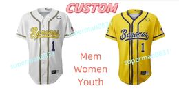 2023-2024 New Custom jerseys savannah banana baseball jersey name any number Customised men women clothes for children and youth