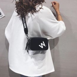 Waist Bags Fashion Ins Shopping Handbag Korean Version Patent Leather One Shoulder Small Square Bag Wide Suspenders Trend Crossbody