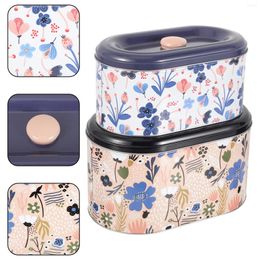 Storage Bottles Ushobe Cookie Tins Snack Jars Biscuit Box Metal Tea Canister Gifts Tinplate Candy Container Home Kitchen Food