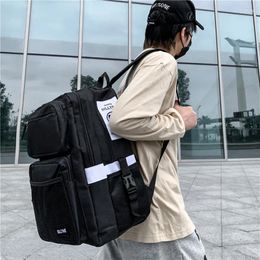 Backpack Multi Pocket High Capacity Men Large Women School Bag For Teenager Girl College Student Korean Style Back Pack