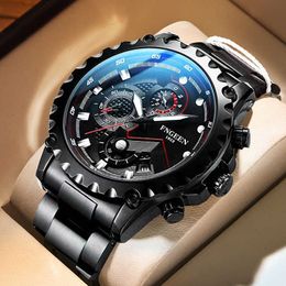 New Male Student Black Net Red Waterproof Sports Fashion Refined Steel Watch Men's Watch