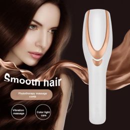 Sets Hot3IN1 USB Rechargeable Laser Hair Growth Infrared Electric Massage Anti Hair Loss Phototherapy Scalp Massager Comb LED Light