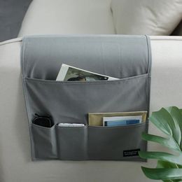 NEW Sofa Armrest Solid Magazines Space Saving TV Remote Large Multifunctional Bedside Anti Slip Sundries Organizer Storage Bag