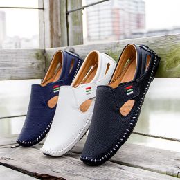2024 Boots 796 Fashion Men's New Men Casual Flat Shoes Nonslip Soft And Comfortable Man Driving Loafers Large Size 3748 92363