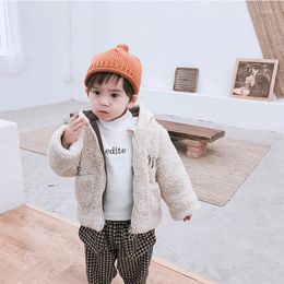 Down Coat South Korea Tong Mian Yi Autumn And Winter Style Lettered Quilted Small CHILDREN'S Cotton-padded Jacket 2024 Thick Hooded Be