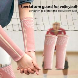 Knee Pads 1 Pair Volleyball Arm Sleeves Sports Wristbands Protector Hand Band Brace Support Sleeve Wrist Guard Forearm Sweat Compress B5S0