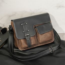 Luxury Women Fashion Men's Shoulder Portable Leather Handbag Business Briefcase Travel Man Crossbody Brand Quality Women Bag For Designer Girls Boys Backpacks