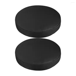 Chair Covers 2 Pcs Stool Cover Round Bar Slipcover Table Cloths Seat For Dining Room Protective Case