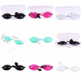 adjustable Full shading Safety Eyepatch Glasses Laser Light Safety Protecti Goggles for Tattoo Phot Beauty Clinic Patient 1x t899#