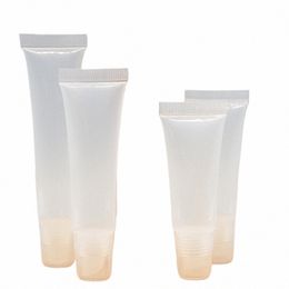 20/50/100pcs 5ml 8ml 10ml 15ml Lip Gloss Tube Squeezy Lipstick Soft Tube Empty Lipbalm Ctainer Clear Squeezable Cream Bottles z56g#