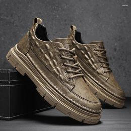 Casual Shoes Men's Leather Luxury Moccasins Sneakers For Men Spring Autumn Comfortable Driving Walking Fashion Outdoor