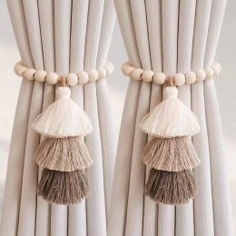 Accessories 1Pc Curtain Tieback Beautiful Tassel Lace Holder Hook Clip Pretty and Fashion Polyester Decorative Home Accessorie