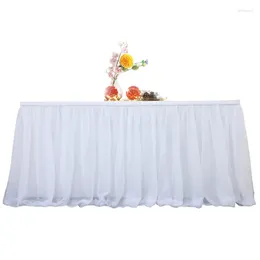 Table Skirt Selling Tulle Phnom Penh Mesh Wedding Party Year Birthday Decoration El Supplies