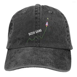 Ball Caps CCIV To The Moon Baseball Cap Peaked Capt Sport Unisex Outdoor Custom WSB WallStreetBets Hats