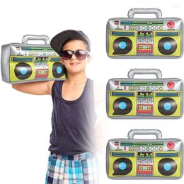 Party Decoration 4Pcs Inflatable Boombox Boom Box 80s 90s Decorations Rappers Hip Hop B-Boy Costume Accessory Supplies Toy