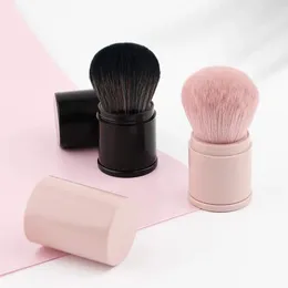 Makeup Brushes Retractable Cosmetic Brush Soft Fluffy Finishing Powder Dotted Portable With Large Size Lid