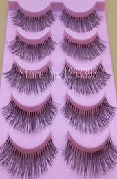 Natural Sparse Cross Eye Lashes Extension Makeup Long False Eyelashes Thick White Cotton Terrier Natural False Eyelashes2929887