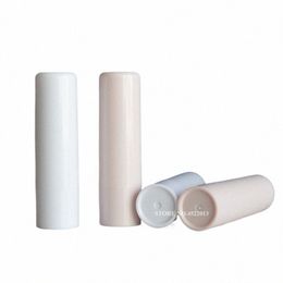 4.8g Pink and White Lipstick Tube Plastic Lipstick Tube Lip Glaze Tube White Smooth Bottle Can Be Directly Irrigated 69b3#