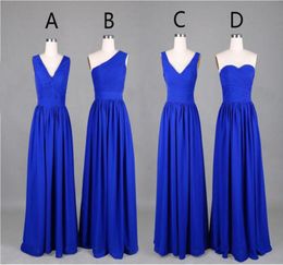 Elegant Royal Blue Evening Prom Dresses Plus size Princess Strapless Lace Open Back Ruched Floor Length Special Occasion Dress for4574629