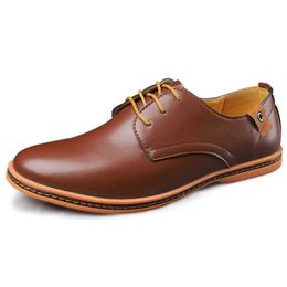 HBP Non-Brand Big Size Pure Colour Fashion Casual Dress Shoes Good Price High Quality Men Fashion PU Leather Shoes