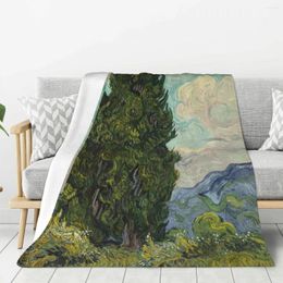 Blankets Cypresses Blanket Warm Lightweight Soft Plush Throw For Bedroom Sofa Couch Camping