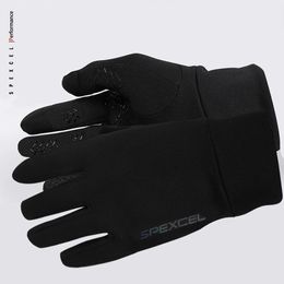SPEXCEL PRO TEAM Winter Thermal Fleece Cycling gloves full finger road race bicycle gloves Black 240312