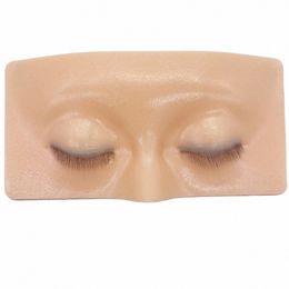 false Eyel Extensi Training Mannequin Head L Mannequin Head Flat Doll Face Head Manakin Eyelids For L Practice Tools e3JW#