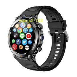 2024 Newest IPX7 4G Sim Card Android UI SmartWatch with 900mAh battery GPS WiFi NFC Dual Camera Video BT Call H10 Smart watch