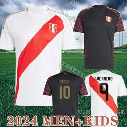 Copa Americ 2024 2025 Peru soccer jerseys 24 25 home away Seleccion Peruana Cuevas PINEAU CARTAGENA football shirt 4XL