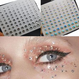 crystal Tattoo Sticker Glitter Eyeliner Eyebrow Makeup Face Eyes Diamd Temporary Tattoo Rock Rhineste 3D Eyeliner Stickers c4A4#