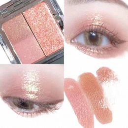 matte Glitter Eyeshadow Palette Bean Paste Color Waterproof Lg-lasting Eyeshadow Pigment Shimmer Eye Shadow X4bI#
