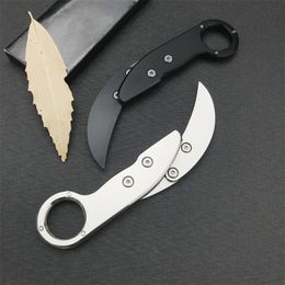 Factory wholesale Multifunctional Small Karambits Folding Claw knife 420 all-steel Handle Portable Outdoor Survival Pocket knife EDC Cutting Tools 3300 535 533