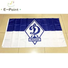 Accessories FC Dynamo Moscow Flag 2x3ft (60x90cm) 3x5ft (90x150cm) Decoration Banner for Home and Garden