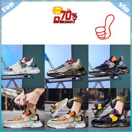 Summer Women's Soft Sports Board Shoes Designer High Duality Fashion Mixed Colour Thick Sole Outdoor Sports 1Wear resistant Reinforced Shoes GAI