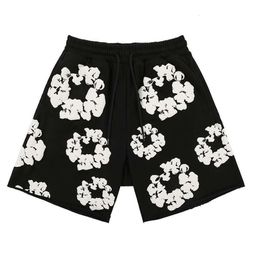 Mens Shorts Designer Floral Graphic Harajuku Oversized Woman Casual Print Streetwear Pants tide
