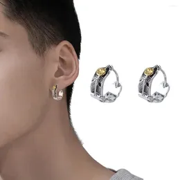 Hoop Earrings Personality Trendy Eagle For Girls Elegant Ear Jewellery Geometric Earring Drop Men Stud Korean
