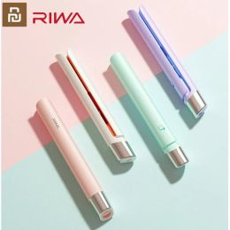 Straighteners RIWA 2 In 1 for Hair Curls Crimping Hair Iron Straightener Curler Straighteners Curling Curlers Flat Styler Professional Mini