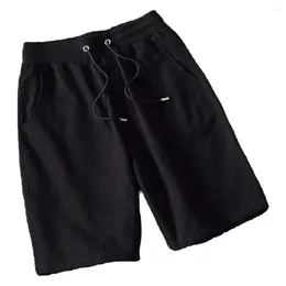 Men's Shorts Men Elastic Waist Versatile Movement Stylish Summer With Waistband Side Pockets For Beach