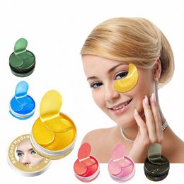 60 Pcs Eye Patches Mask Under Eye Collagen Face Skin Care Hyaluric Acid Gel Anti-Wrinkle Remove Dark Circles Eye Bag g9aR#