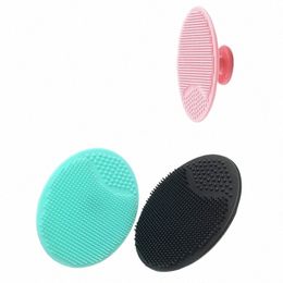 silice Face Cleansing Brush Facial Deep Pore Skin Care Scrub Cleanser Tool New Mini Beauty Soft Deep Cleaning Exfoliator 85XU#