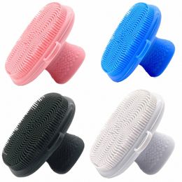 silice Face Cleansing Brush Wing Pad Exfoliating Blackhead Remover Facial Deep Cleansing Face Brushes Baby Bath Massager t3cD#