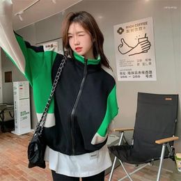 Women's Jackets Vintage Bomber Jacket Women Korean Fashion Streetwear Cropped Autumn Winter Oversize Harajuku Style Aesthetic