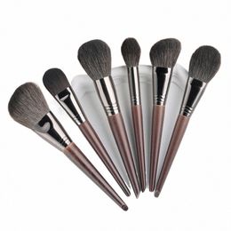 ovw Makeup Brushes Powder Foundati Eyeshadow Make Up Brushes Set Cosmetic Brushes Soft Goat Hair Synthetic M26q#
