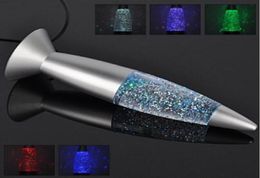 3D Rocket Multi Color Changing Lava Lamp RGB LED Glitter Party Mood Night Light Christmas Gift Bedside Night lamp8944540