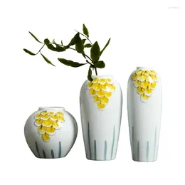 Vases Luxury Nordic Flower Vase Aesthetic Plant Pot Living Room Weddings Mini Garden