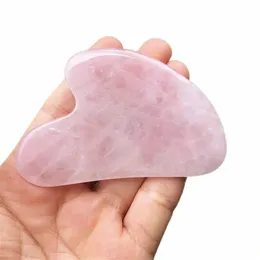 natural Ste GuaSha Jade Facial Beauty Scra Massage Tools Firm Skin Care Face Gua Sha SPA Physical Therapy Gue Che Roller s95i#