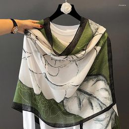 Scarves December Autumn/Winter Cotton And Texture Scarf Fashion Versatile Daily Use Classic Design Pattern