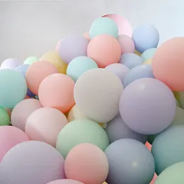 Party Decoration 30pcs 10inch Macaron Latex Balloons Happy Birthday Decorations Adult Kids Boy Girl Baby Shower Wedding Globos Supplies