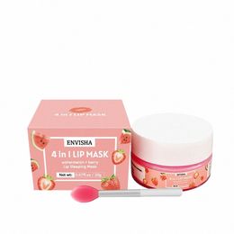 envisha Beauty Health Lip Mask Skin Care Sleep Hydrated Maintenance Lip Scrub Cream Anti Drying Nourish Protect Exfoliating b5h2#